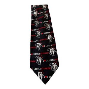 Vintage 1996 Looney Tune Mania Neck Tie‎ Pepe Le Pew 58" Silk